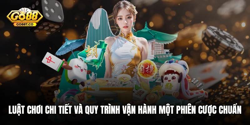 Luật chơi chi tiết và quy trình vận hành một phiên cược chuẩn