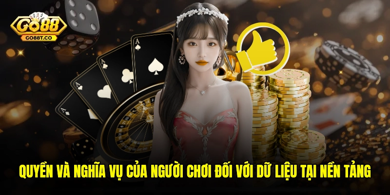 Quyền và nghĩa vụ của người chơi đối với dữ liệu tại nền tảng
